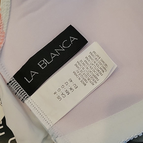 NWT La Blanca Tankini Top Size 8 - Picture 4 of 5